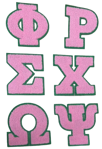 AKA Chenille Greek Letters