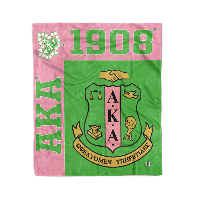 Alpha Kappa Alpha Silk Touch Blanket